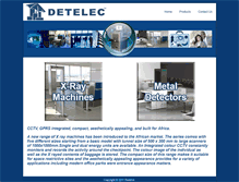 Tablet Screenshot of detelec.co.za